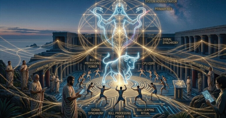 The Labyrinthine Stream: Minoan Deities and the Signal